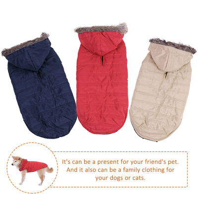 极速PAWZRoad Pet Dog Clothes Dog Cat FurK Hoodies Dog Winter