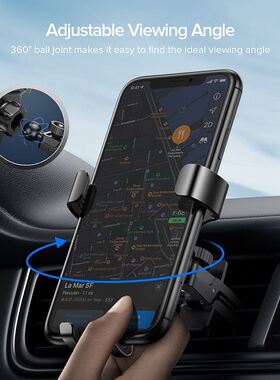 极速INIU Gravity Phone Holder CarC Air Vent Mount Metal Mobi