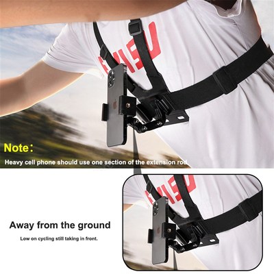 极速Mobile Phone mChest Mount Harness Strap Holder Cell Phon