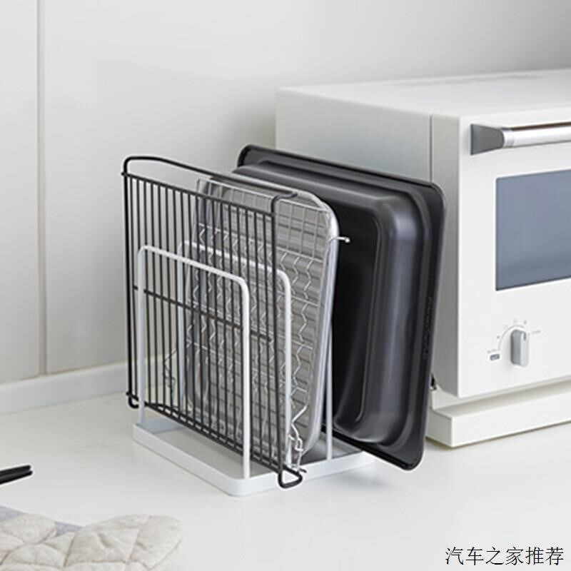 新品现货日式烤盘收纳架多功能厨房大H号分格砧板架橱柜收纳置物