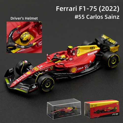 极速Bburago 1:43 Ferrari 2023y F1-75 RB18 MCL36 W13E C42 Die