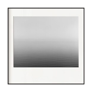 极速杉本博司f 极简主义摄影 宁静的海 黑白风景北欧装饰画细边方