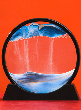 极速创意沙漏摆件家居客厅卧室流沙画酒柜电视柜办公X室桌面玄关