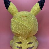 极速超大号大人可k存纸币皮卡丘储蓄罐大容量小朋友家用防摔存钱