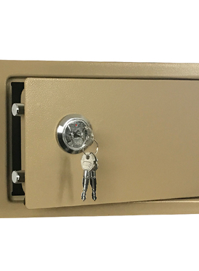 极速特价 家用办公小型20K叶片C锁机械入墙全钢保管箱保险柜老人
