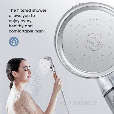 极速3 Modes SPA Ion Filster Shower Head High Pressure Saving