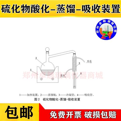极速HJ1226-2021水质硫化物的测定亚甲基光度硫化物 酸Z化吹气吸
