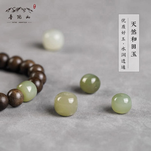 新品 天然j老料沉香木手串本命佛和田玉佛珠本命年文玩手 推荐