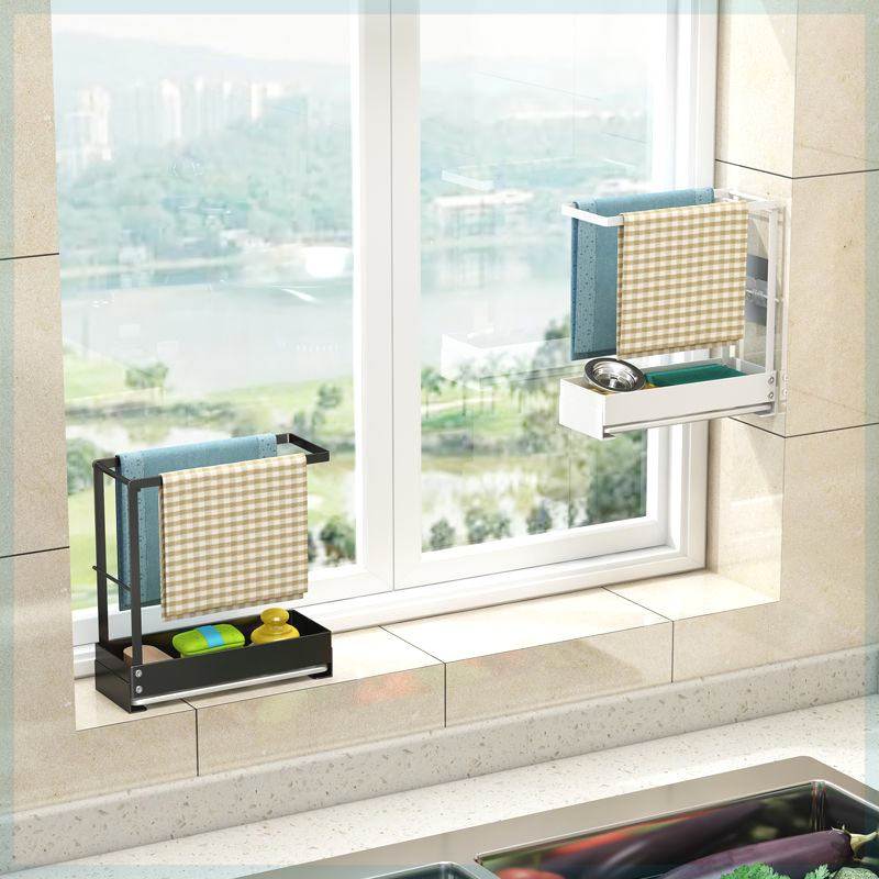 极速新款抹布架厨房水槽置物架家A用台面洗碗壁挂式巾沥水架可折,家装主材,置物架,淘宝优惠券,粉丝福利购,淘宝优惠卷