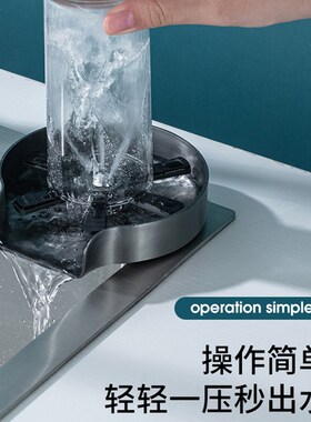 极速纳米单槽黑色304不锈钢水槽台下洗菜N盆厨房洗碗池可放菜板盆