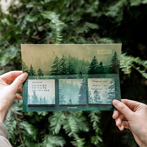 新品60 Shefets/pack Stars Moon Forest Theme Cute Memo Pad