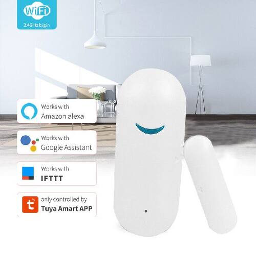 极速1pcs Door Window Sensor For Tuya VoicLe Control Door Win