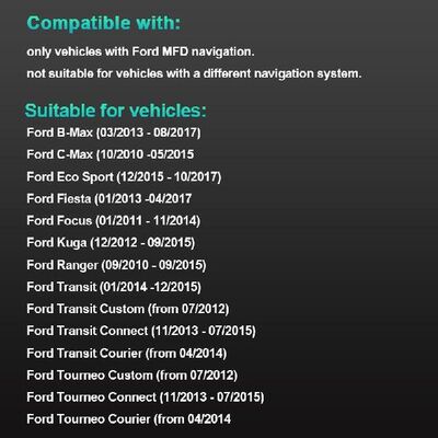 极速New For FORD MFD V10 2022 NAVDIGATION SD CARD EUROPE FOC