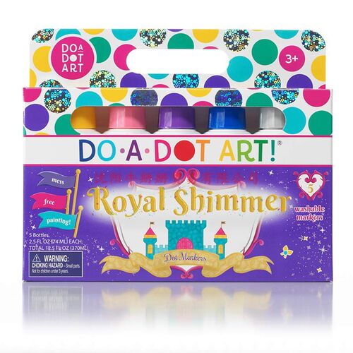 新品Do A Dot Art! Markers 5-PaKck Royal Shimmer