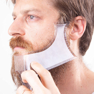 Styling Shaping Template Comb Men 极速Men TransparenZt Beard