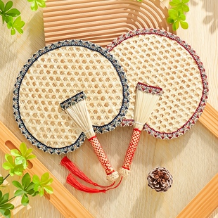 新品 大芭蕉扇夏天家用手工编织古风耐用儿童宝宝婴 扇子蒲扇g老式