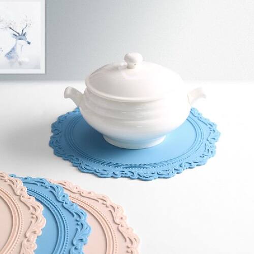 极速Table eMats For Dining Table Heat Resistant Silicone Mat