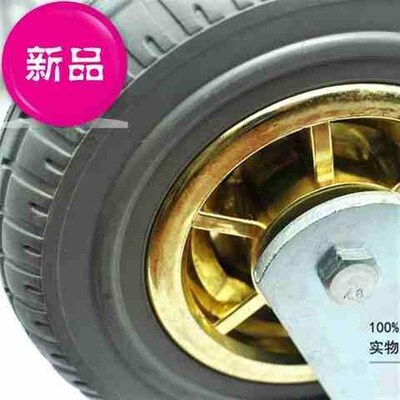 热销6u寸橡胶轮静音轮定向轮拖车D万向轮轮子重型工业g脚轮推车轮