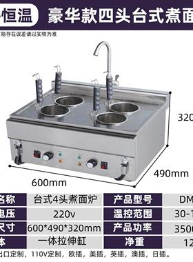 新款台式煮DM-L2/L4炉麻辣烫冒锅电热汤粉炉多孔功能面煮粉机菜机