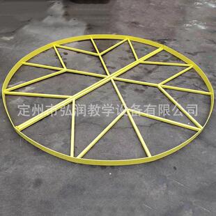 投掷圈球铅圈标准直径铁饼圈掷田径用品沙投坑起跳板厂家