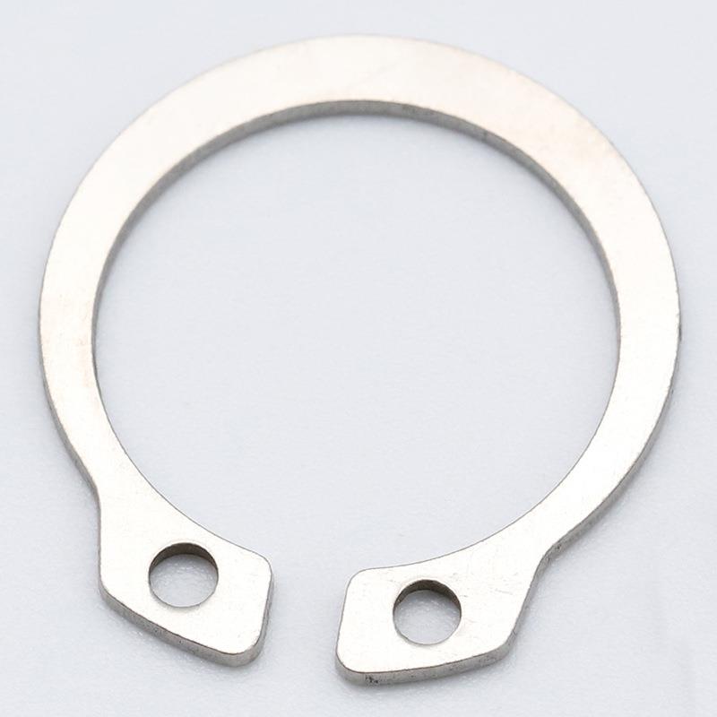 304不锈钢外卡簧C型卡轴用弹性挡肩卡环圈定制厂家D黄IN47轴1