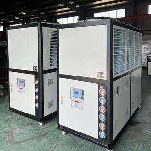 风冷工业冷机小型冷冰水机10式匹冷却机水冷式低温电镀6匹风风机