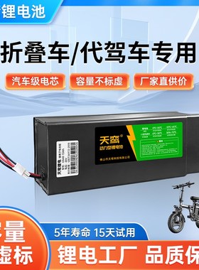 速发锂6V48V电动车希洛驾电瓶代普车折叠车内板车滑置锂