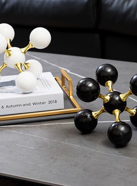 速发轻奢几何摆件高档客品礼饰电视柜玄关酒柜工艺品家居装厅品