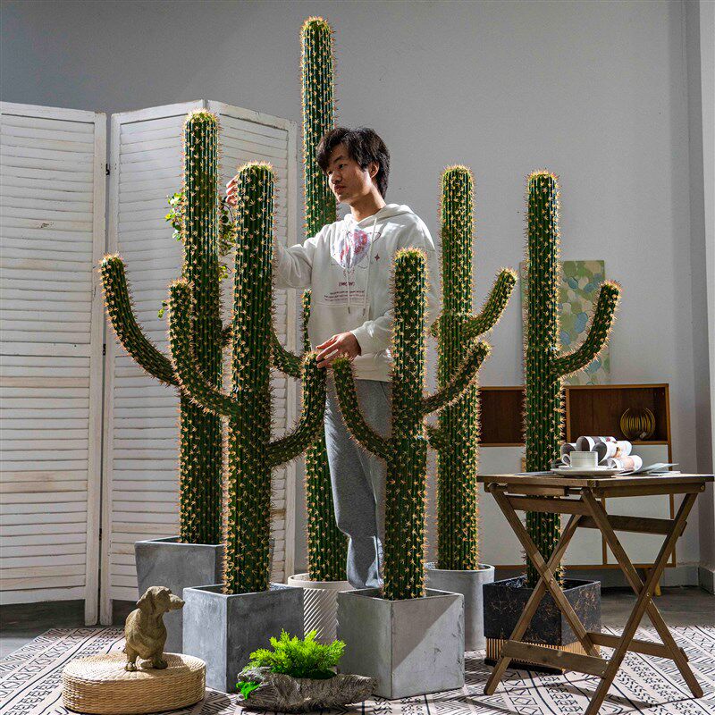 速发大型仙内掌仙人柱量天尺多肉假树沙漠绿植物室人客厅造景摆件