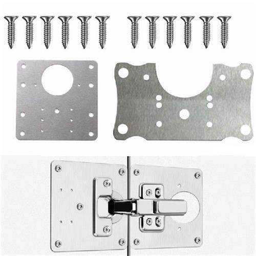 速发2Set Ki che CupbodtDoor Hige Repr Plate Cabie tHige