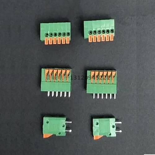 速发kf141v针2丝54mm 免螺.接线端子直-立式 弹簧式p端子连接器2p