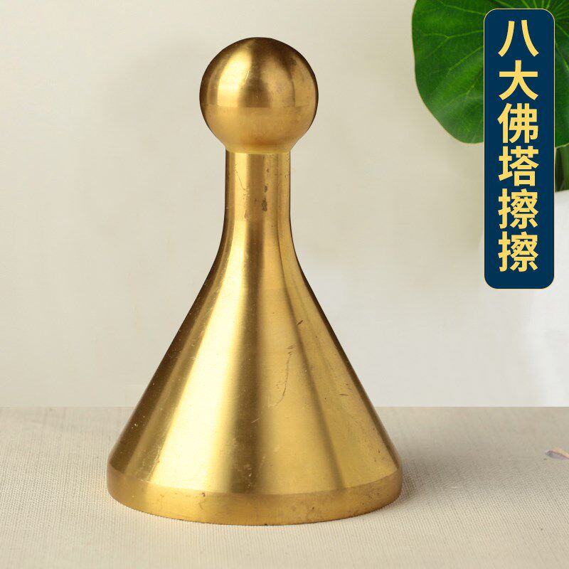 速发藏传藏式纯铜佛塔具具擦擦擦八模佛塔百塔大模珐器