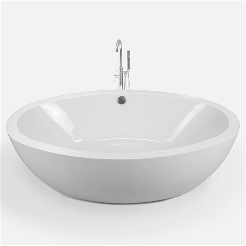 速发1.米长1.2米宽大尺寸椭圆塑料有机立璃亚克玻独力浴缸10x12m