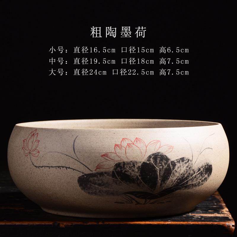 速发水仙花盆陶瓷大号家用铜一草钱叶莲碗莲盆多肉水培睡盆莲缸