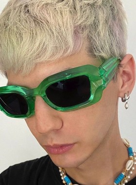 速发2024年小众浮镜形夸立体方墨墨绿色太