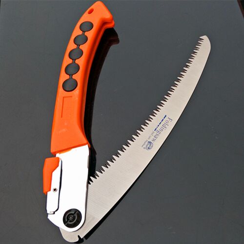 速发270mm折叠子锯 木工锯 园林锯手磨三面 齿能目修枝锯