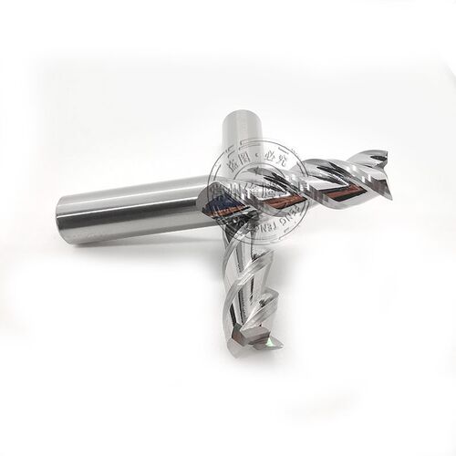 55度钨钢铝用刀3刃直柄铝合金高光铝用平铣刀5/6/8/10/12/14/16mm