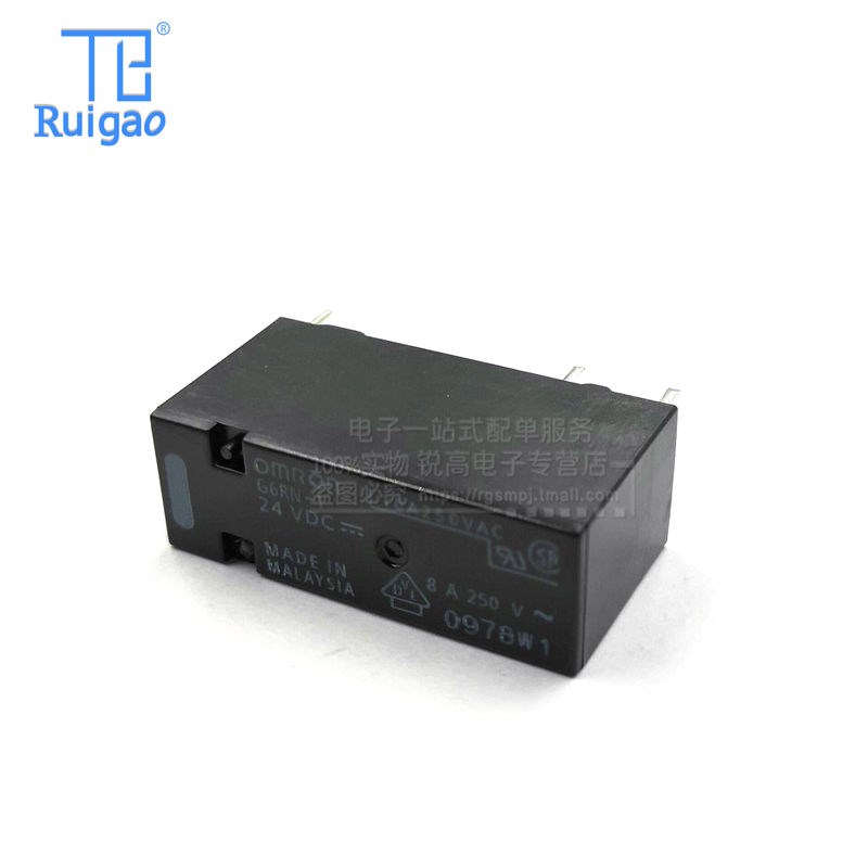 DC继电器G6RN-1-5VDC 12VDC 24V 8A 5脚DC5V DC12V DC24V 1组转换