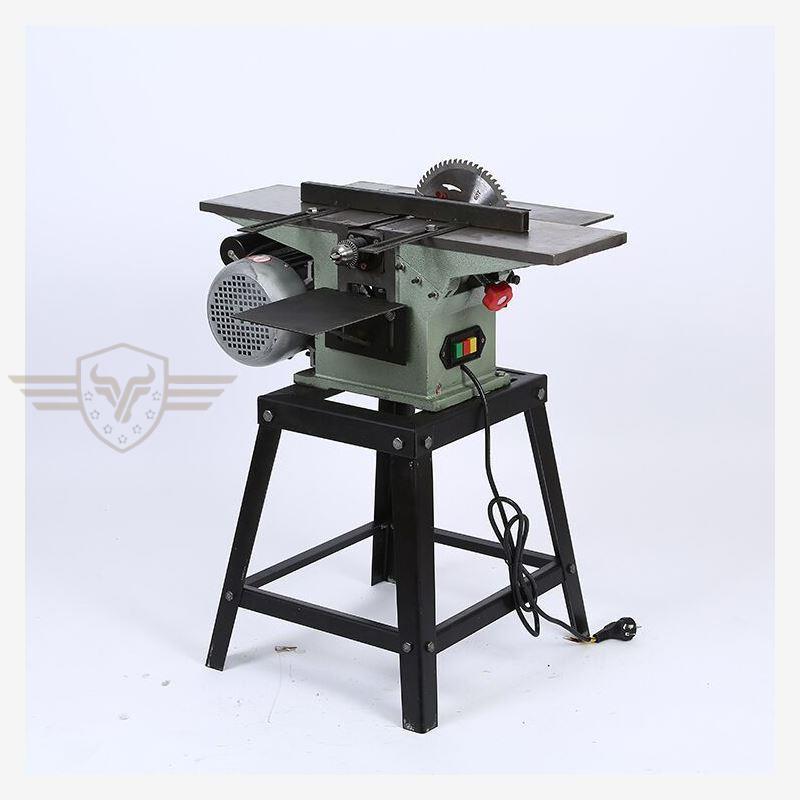 多功能木工三合一台刨推台款木工机床电刨平刨压刨台锯方孔钻刨床