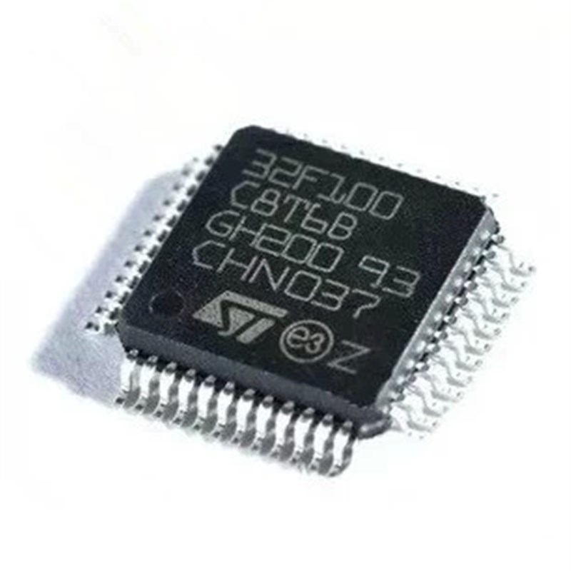 一只也可直拍STM32F100C8T6B 32F100C8T6B LQFP48全新进口原装