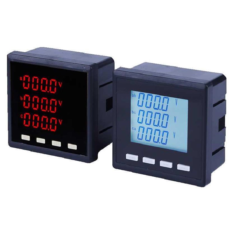 三相单相数显表多功能电力仪表电压电流功率频率485通讯智能电表
