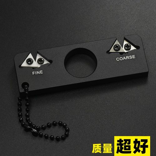 户外便携式磨刀石多功能野外磨刀器工具钨钢陶瓷家用小型磨刀神器