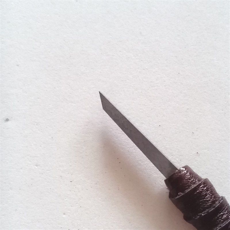 单开平口篆刻刀朱文篆刻刀白文篆刻刀钨钢平口刀单刃雕刻刀修整刀