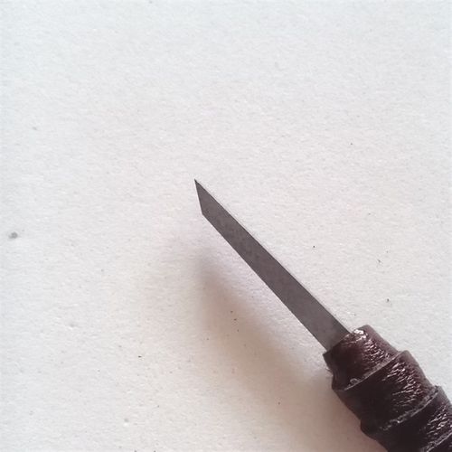 单开平口篆刻刀朱文篆刻刀白文篆刻刀钨钢平口刀单刃雕刻刀修整刀