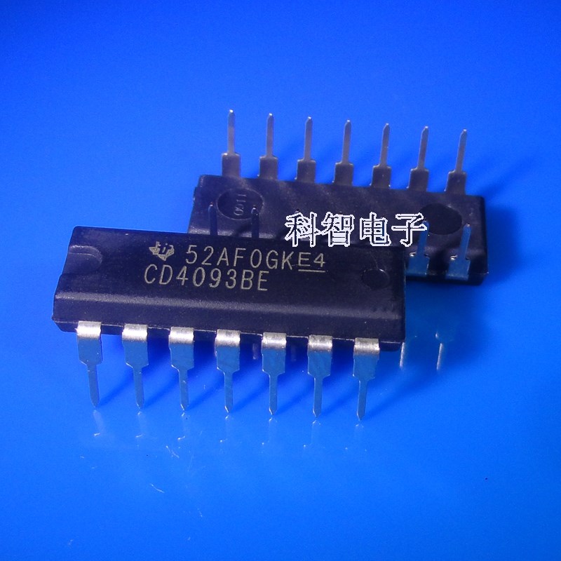 一只也可直拍HCF4093BE HCF4093BEY CD4093BE 触发器芯片 DIP14