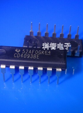 一只也可直拍HCF4093BE HCF4093BEY CD4093BE 触发器芯片 DIP14