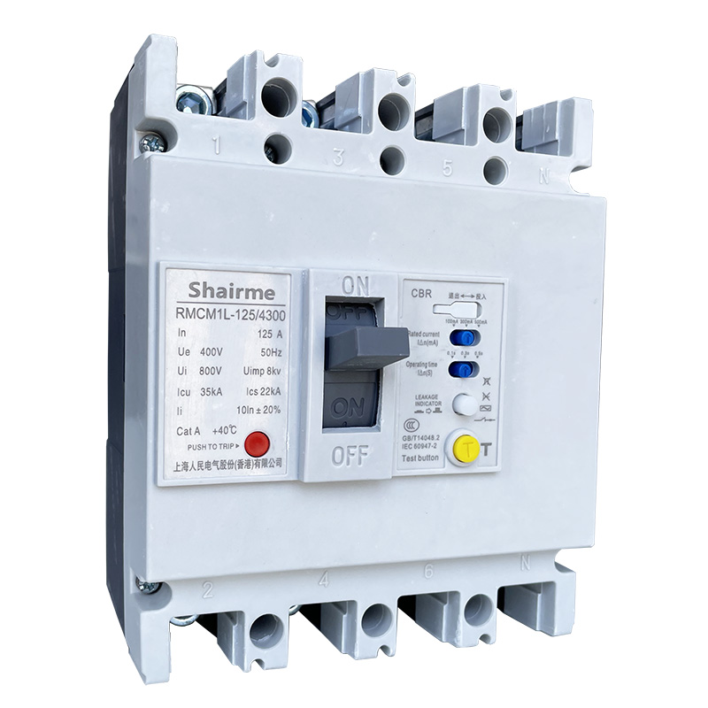 上海人民漏电断路器CM1LE-100A 250A 400A 630A/43V00三相四线开