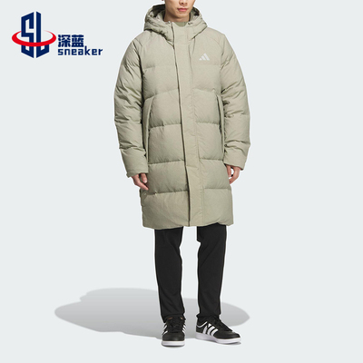 Adidas/阿迪达斯正品V MID L DOWN JK男女连帽运动羽绒服KQ5518