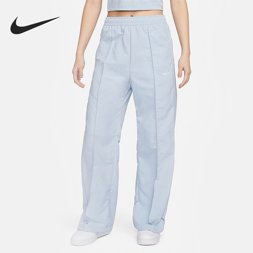 Nike/耐克正品春季新款女士运动休闲梭织宽松长裤FQ3589-440