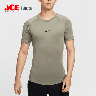 Nike/耐克正品PRO DRI-FIT男士训练透气紧身短袖FB7933-320